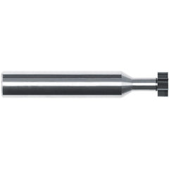 Woodruff Keyseat Cutter: 3/16" Cut Dia, 1/32" Cut Width, 3/16" Shank Dia, Straight Tooth