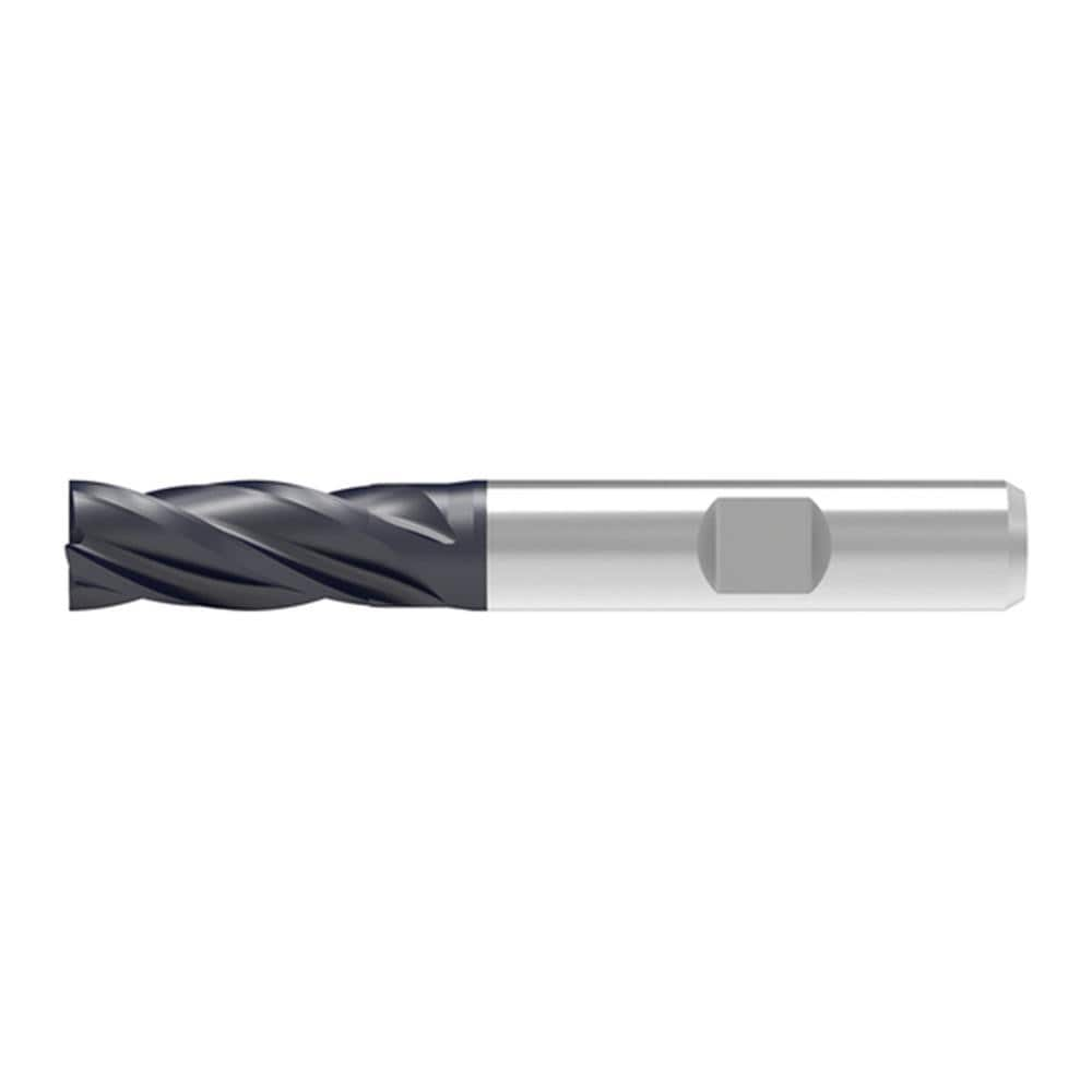 Corner Chamfer End Mill: 11.00 mm Dia, 26.00 mm LOC, 4 Flute, 0.10 mm Chamfer Width, Solid Carbide