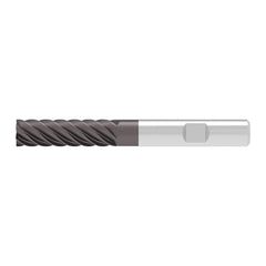 Corner Chamfer End Mill: 8.00 mm Dia, 28.00 mm LOC, 6 Flute, 0.04 mm Chamfer Width, Solid Carbide