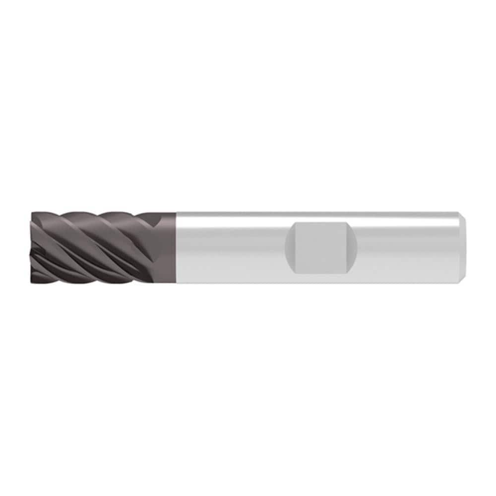 Corner Chamfer End Mill: 20.00 mm Dia, 25.00 mm LOC, 8 Flute, 0.07 mm Chamfer Width, Solid Carbide