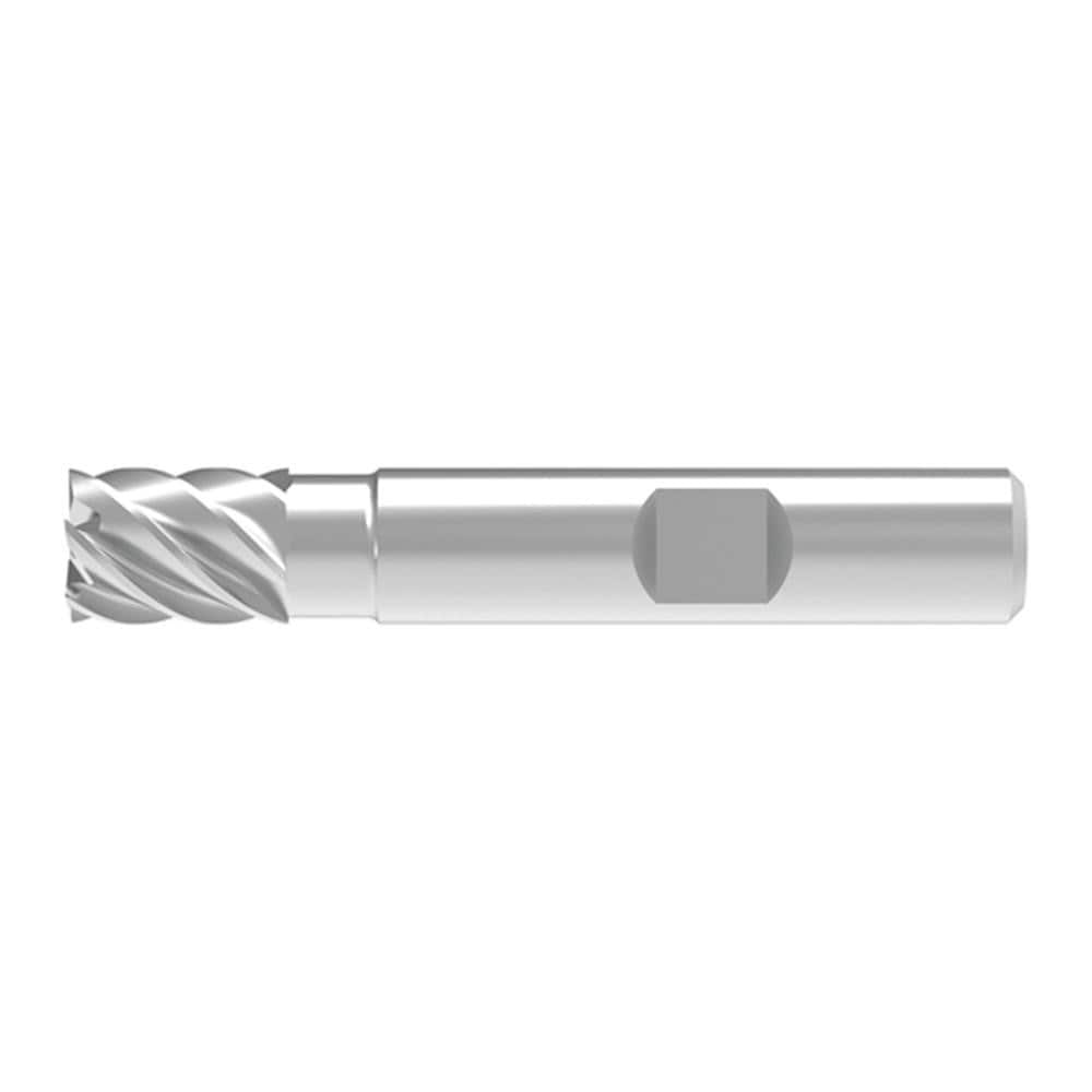 Corner Chamfer End Mill: 12.00 mm Dia, 16.00 mm LOC, 6 Flute, 0.05 mm Chamfer Width, Solid Carbide