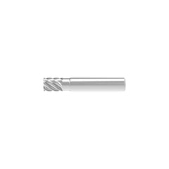 Corner Chamfer End Mill: 5.00 mm Dia, 8.00 mm LOC, 6 Flute, 0.02 mm Chamfer Width, Solid Carbide