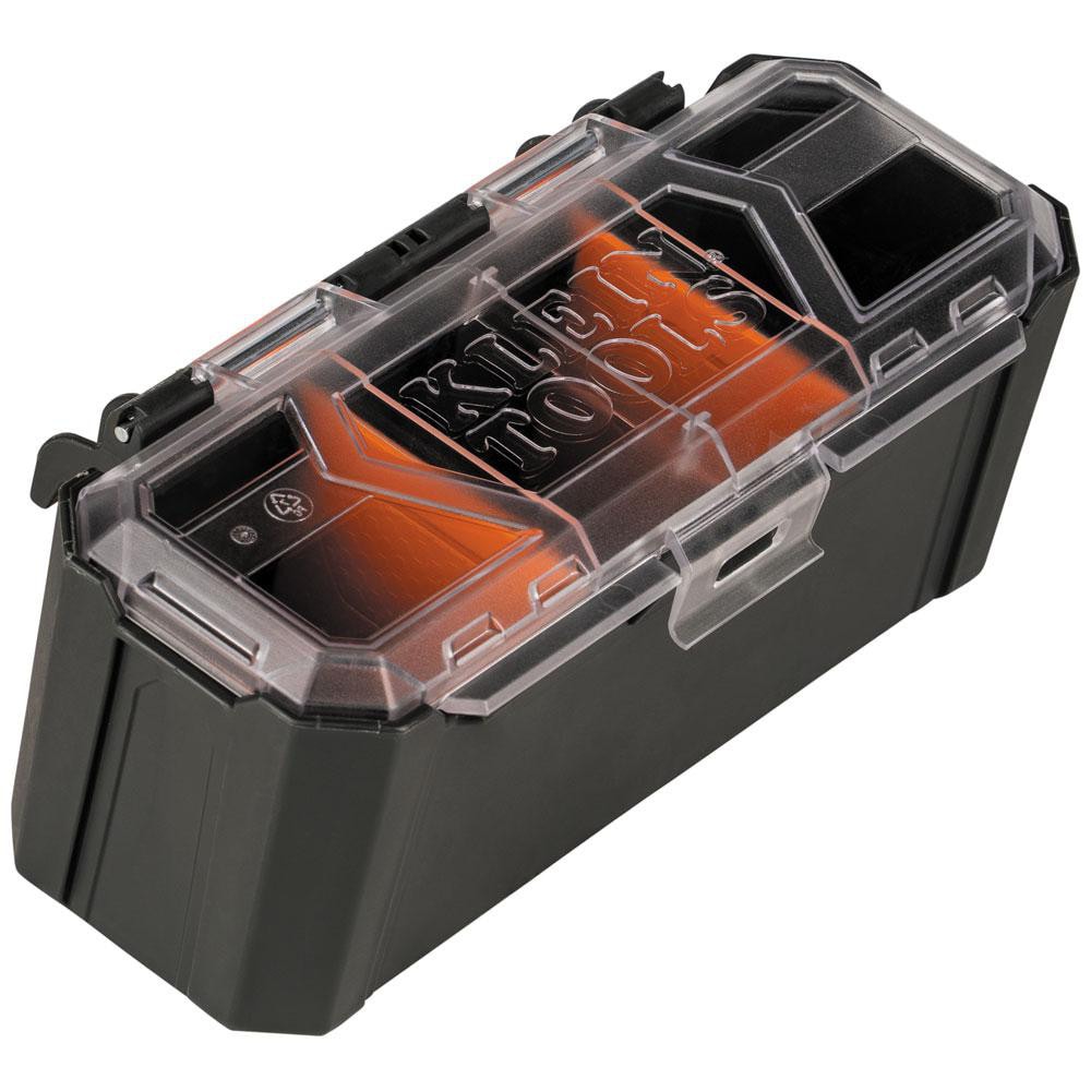 Tool Box Case & Cabinet Accessories; Accessory Type: Parts Bin Rail Attachment; Material: Plastic; Overall Thickness: 4 in; Material Family: Plastic; Overall Depth: 8.25 in; Overall Width: 4; Overall Height: 3.6 in; For Use With: MODbox&trade; Rail System