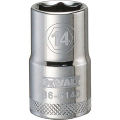 Standard  Hand Socket: 1/2" Drive, 14.00 mm Socket, 6-Point