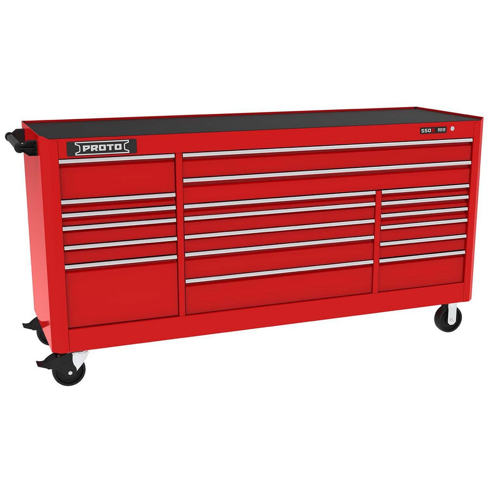 Steel Tool Roller Cabinet: 88" Wide, 46" High, 27" Deep, 19 Drawer