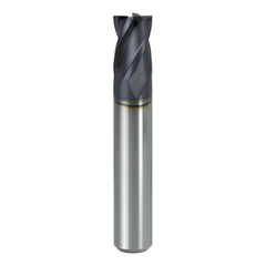 Square End Mill: 14.00 mm Dia, 15.00 mm LOC, 4 Flute, Solid Carbide