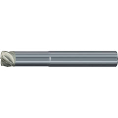 Corner Radius End Mill: 12.00 mm Dia, 4.0000 mm LOC, 40.00 deg Helix,   Series 3818