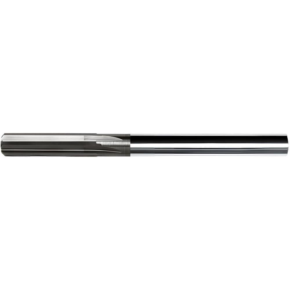 Chucking Reamer: 1/2" Dia, 4" OAL, 1-1/2" Flute Length, Straight-Cylindrical Shank, Solid Carbide