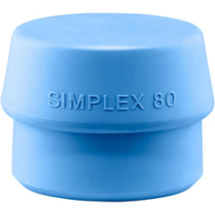 Replacement Heads & Faces; Tip Type: Replacement, Soft Face Hammer; Material: Thermoplastic Elastomer; Face Diameter Range: 3" and Longer, 3.0000 in & Longer, 3 in & Longer; Tip Diameter (Decimal Inch): 3.15; Color: Blue; Mount Type: Clamping Head