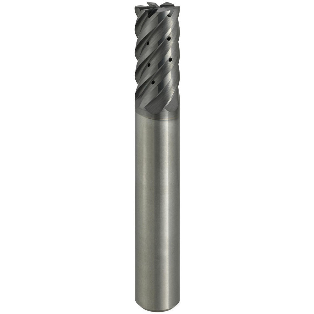 Square End Mill: 12.00 mm Dia, 26.00 mm LOC, 6 Flute, Solid Carbide