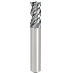 Square End Mill: 11.00 mm Dia, 26.00 mm LOC, 4 Flute, Solid Carbide