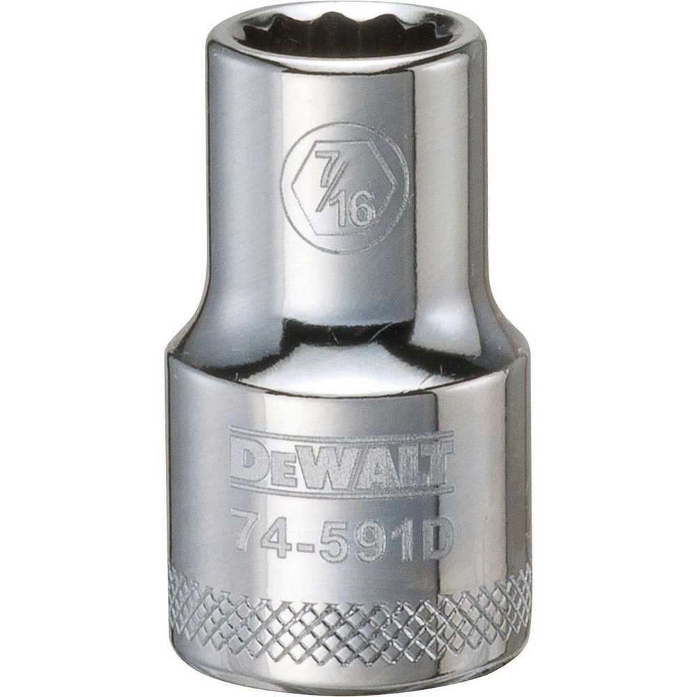 Standard  Hand Socket: 1/2" Drive, 7/16" Socket, 12-Point