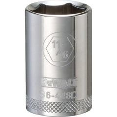 Standard  Hand Socket: 1/2" Drive, 11/16" Socket, 6-Point