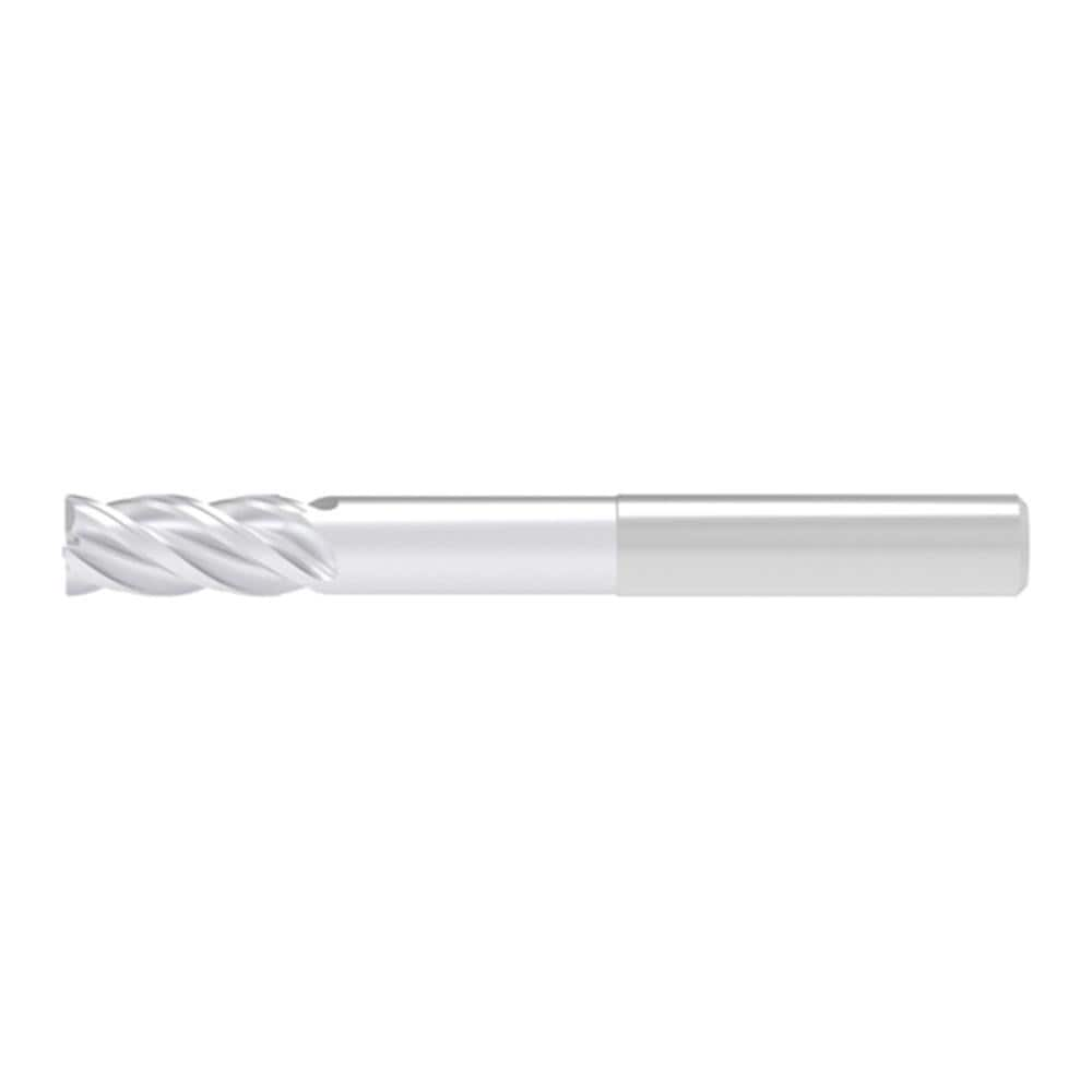 Corner Chamfer End Mill: 20.00 mm Dia, 42.00 mm LOC, 4 Flute, 0.30 mm Chamfer Width, Solid Carbide