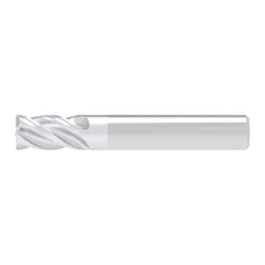 Corner Chamfer End Mill: 20.00 mm Dia, 26.00 mm LOC, 4 Flute, 0.30 mm Chamfer Width, Solid Carbide