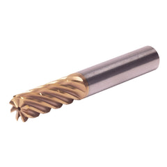 Corner Radius End Mill: 1" Dia, 2-1/2" LOC, 3.05 mm Radius, 8 Flute, Solid Carbide