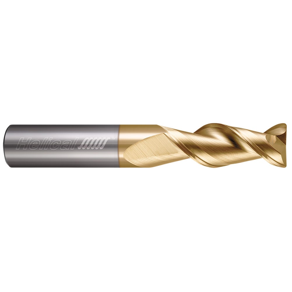 Corner Radius End Mill: 3/16" Dia, 3/4" LOC, 0.0300" Radius, 2 Flute, Solid Carbide