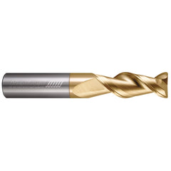 Corner Radius End Mill: 3/16" Dia, 3/4" LOC, 0.0300" Radius, 2 Flute, Solid Carbide