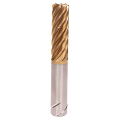 Corner Radius End Mill: 3/4" Dia, 3-1/4" LOC, 0.77 mm Radius, 8 Flute, Solid Carbide