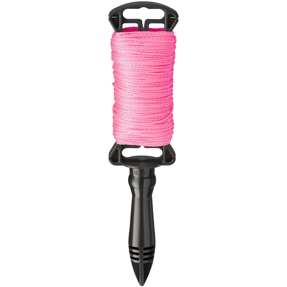 Twine; Twine Type: Braided Twine; Twine Construction: Braided; Material: Nylon; Color: Pink; Twine Size: 250; Breaking Strength (Lb.): 165.00