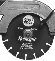 Wet & Dry Cut Saw Blade: 12" Dia, 1" Arbor Hole, 12 Teeth