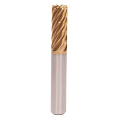 Corner Radius End Mill: 12 mm Dia, 48.00 mm LOC, 2.00 mm Radius, 8 Flute, Solid Carbide