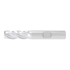 Corner Chamfer End Mill: 5.50 mm Dia, 13.00 mm LOC, 3 Flute, 0.10 mm Chamfer Width, Solid Carbide