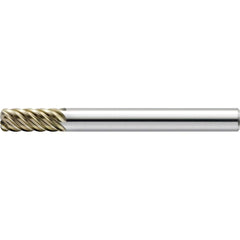 Corner Radius End Mill: 5.00 mm Dia, 12.50 mm LOC, 45 deg Helix, Hardmax Coated, Corner Radius End, Centercutting Series HMERS