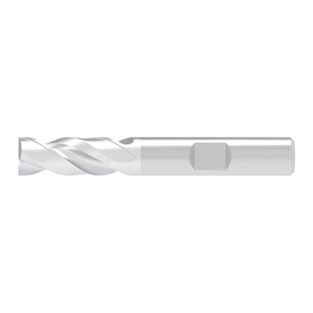 Corner Chamfer End Mill: 18.00 mm Dia, 32.00 mm LOC, 2 Flute, 0.10 mm Chamfer Width, Solid Carbide