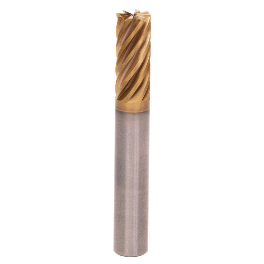 Roughing & Finishing End Mills; Mill Diameter (Fractional Inch): 1; Flute Type: Helical; Number Of Flutes: 8; End Mill Material: Solid Carbide; Length of Cut (Inch): 2; Coating/Finish: AlCrN