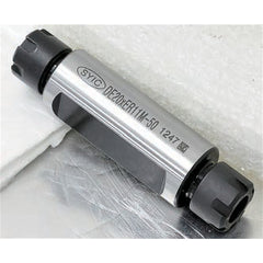 Collet Chuck: 0.50 to 7.10 mm Capacity, ER Collet, 23.81 mm Shank Dia