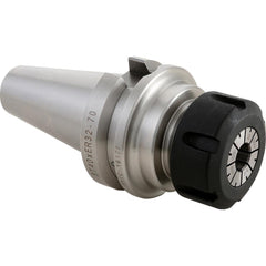 Collet Chuck: 2.20 to 26.00 mm Capacity, ER Collet, 63.00 mm Shank Dia