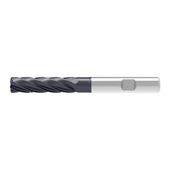 Corner Radius End Mill: 18.00 mm Dia, 73.00 mm LOC, 3.00 mm Radius, 5 Flute, Solid Carbide