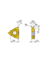 GTAT10020V5L-E VP15TF INSERT