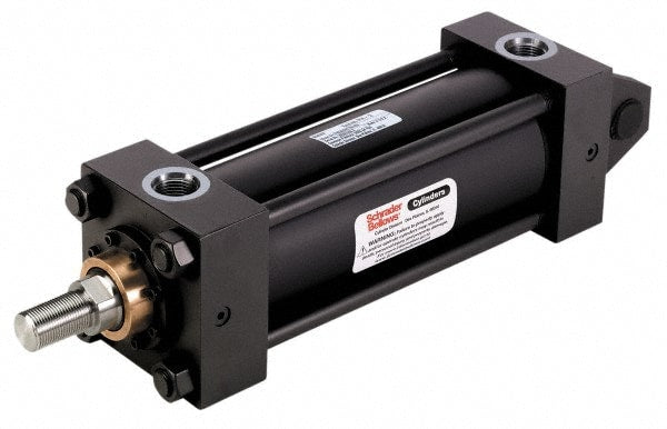 Double Acting Rodless Air Cylinder: 3-1/4" Bore, 3" Stroke, 250 psi Max, 1/2 NPTF Port, Cap Fixed Clevis Mount