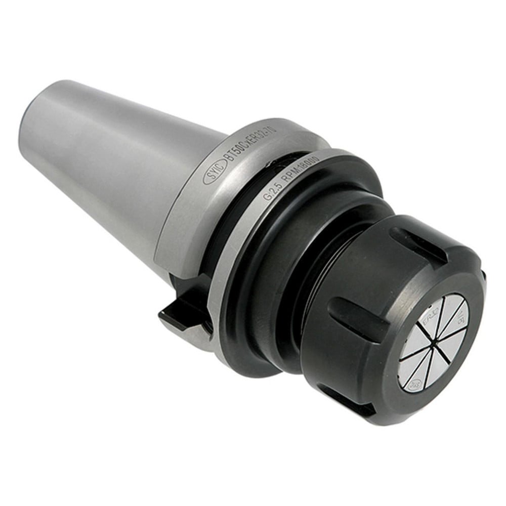 Collet Chuck: 1.10 to 21.00 mm Capacity, ER Collet, 100.00 mm Shank Dia