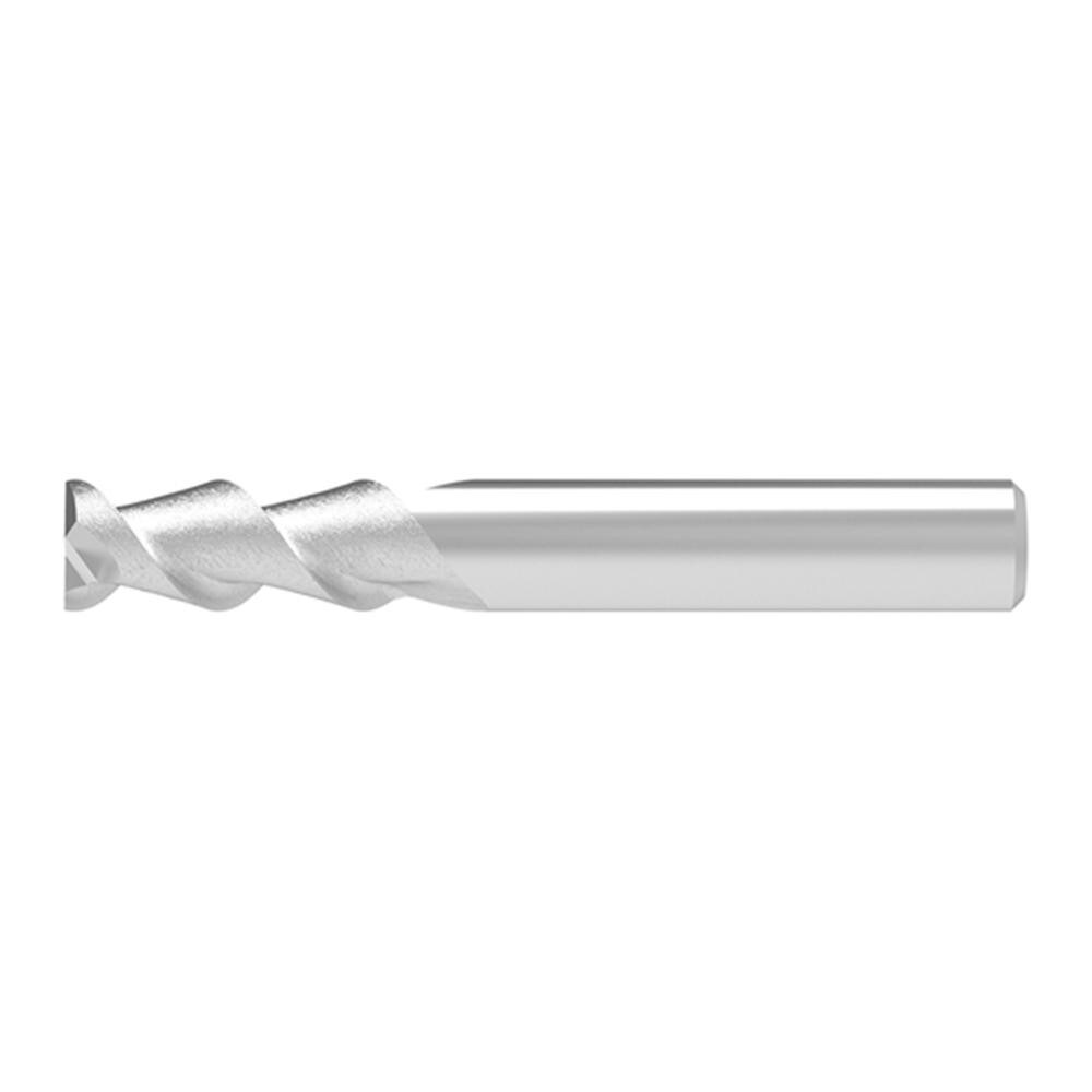 Corner Chamfer End Mill: 10.00 mm Dia, 25.00 mm LOC, 2 Flute, 0.15 mm Chamfer Width, Solid Carbide