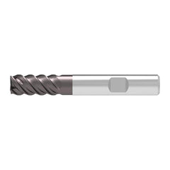 Corner Chamfer End Mill: 18.00 mm Dia, 32.00 mm LOC, 4 Flute, 0.15 mm Chamfer Width, Solid Carbide