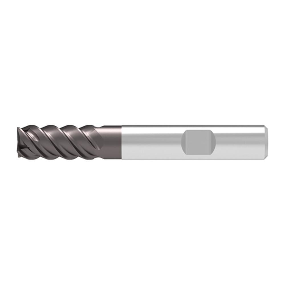 Corner Chamfer End Mill: 6.00 mm Dia, 13.00 mm LOC, 4 Flute, 0.15 mm Chamfer Width, Solid Carbide