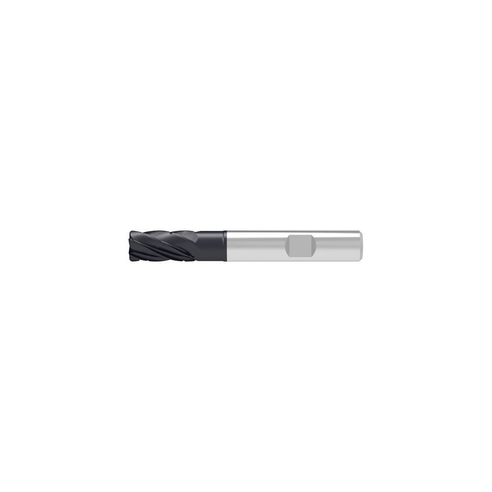 Corner Radius End Mill: 12.00 mm Dia, 26.00 mm LOC, 1.50 mm Radius, 6 Flute, Solid Carbide