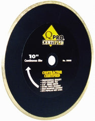 Wet & Dry Cut Saw Blade: 10" Dia, 5/8" Arbor Hole