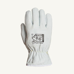 Cut, Puncture & Abrasion-Resistant Gloves: Superior Glove Works 378GKGE, Size 2X-Large, ANSI Cut A4, ANSI Puncture 3, Leather Lined, Goatskin