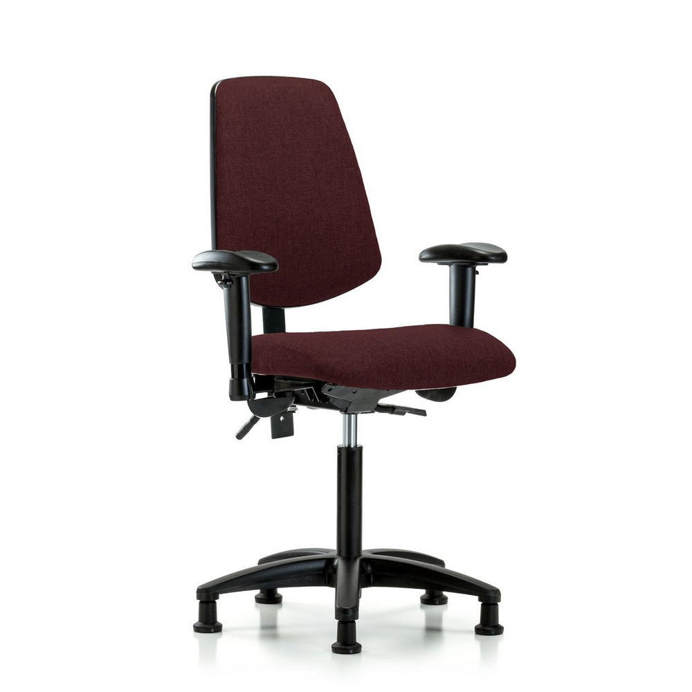 Task Chair Task Chair: Olefin, 28-1/4" Seat Height, Burgundy