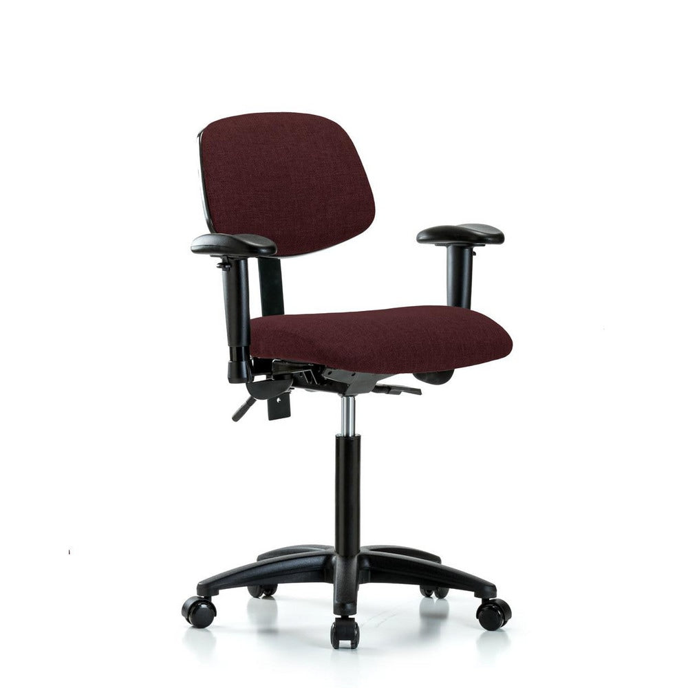 Task Chair Task Chair: Olefin, 28-1/4" Seat Height, Burgundy