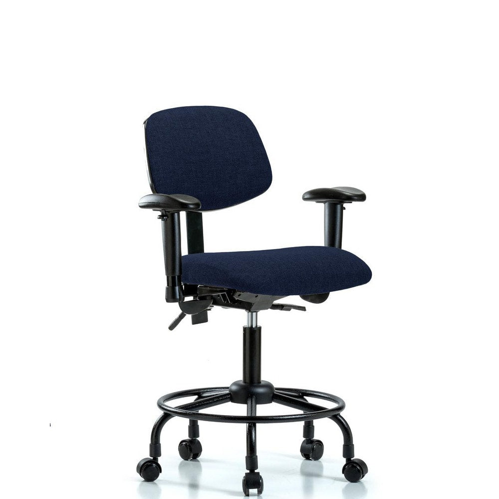 Task Chair Task Chair: Olefin, 27-3/4" Seat Height, Navy Blue