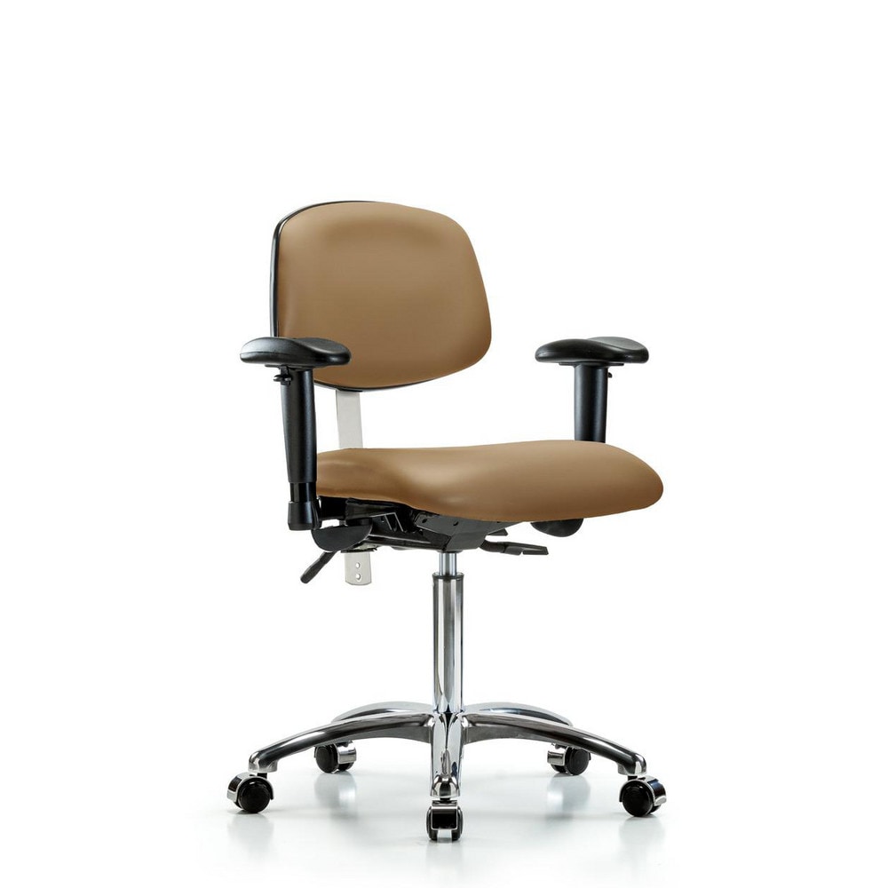 Clean Room Task Chair: Vinyl, 29" Seat Height, Taupe