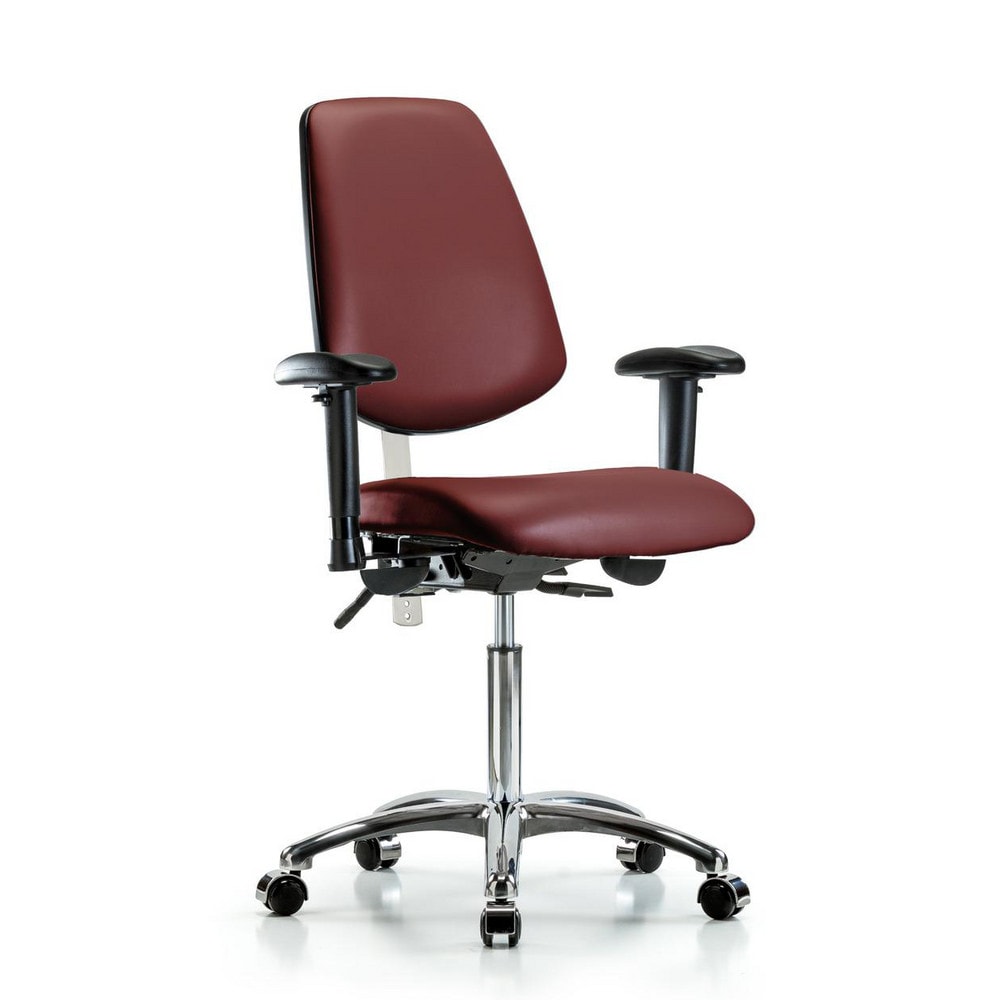 Clean Room Task Chair: Vinyl, 29" Seat Height, Borscht