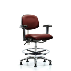 Clean Room Task Chair: Vinyl, 29" Seat Height, Borscht