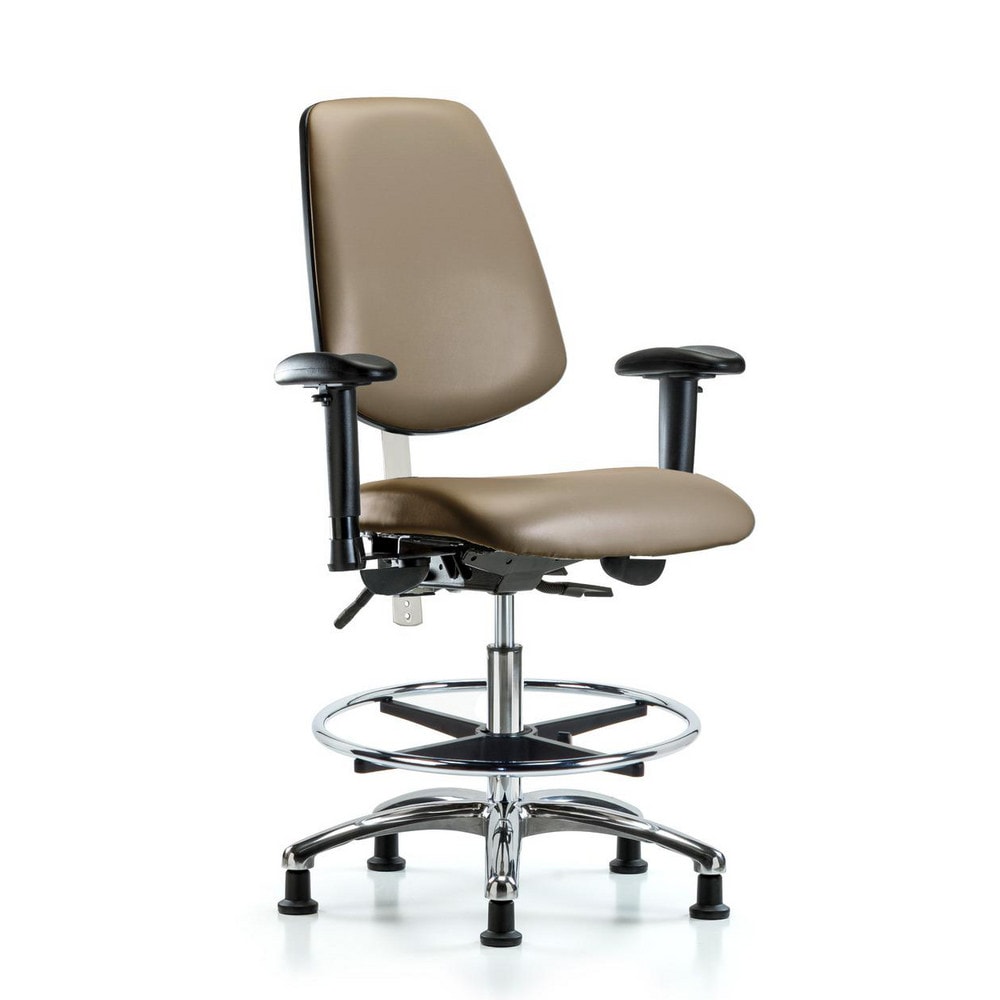 Clean Room Task Chair: Vinyl, 29" Seat Height, Taupe