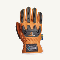 Cut, Puncture & Abrasion-Resistant Gloves: Superior Glove Works 378GKGVBE, Size X-Large, ANSI Cut A6, ANSI Puncture 4, Goatskin Leather Lined, Goatskin